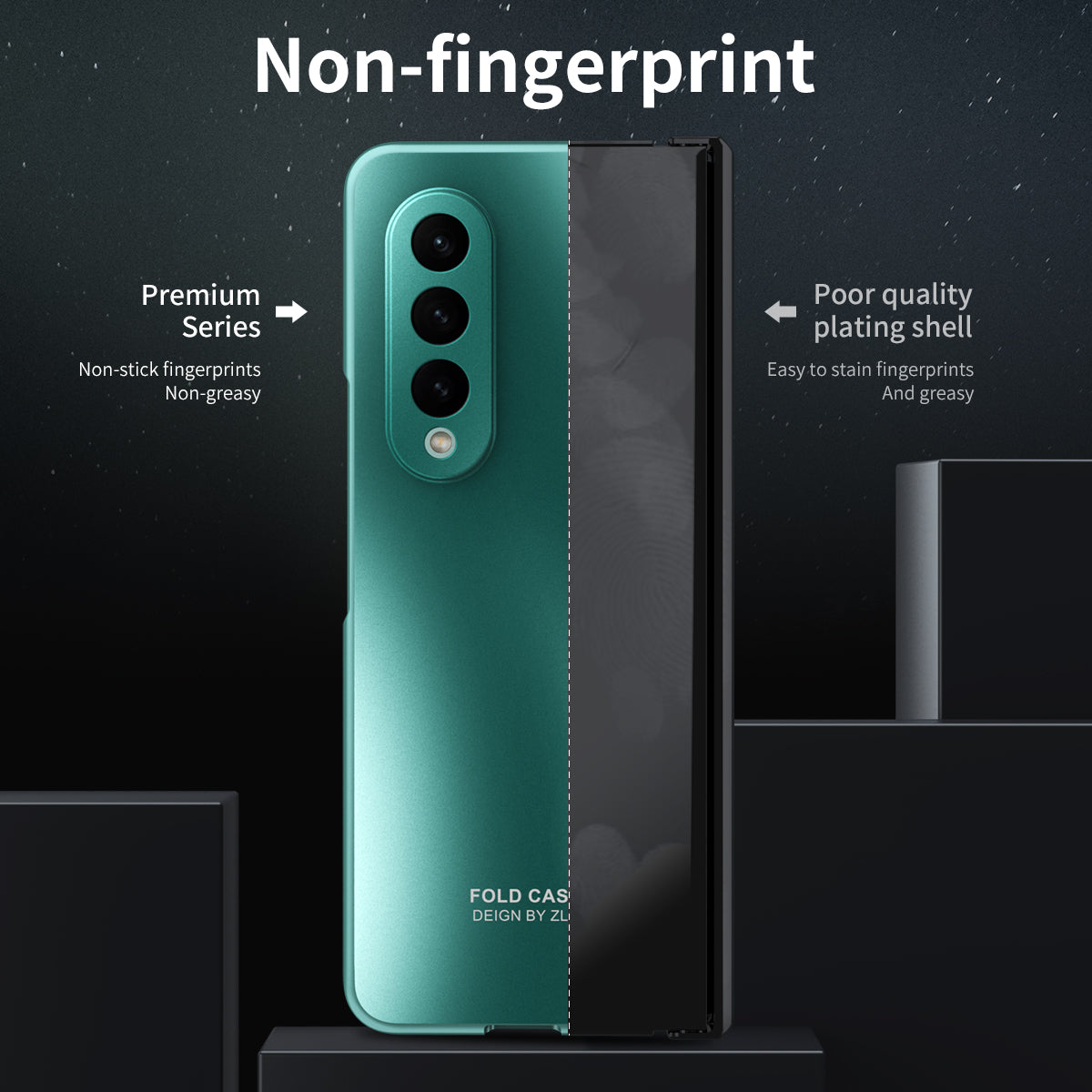 For Samsung Galaxy Z Fold3 5G Hinge Protection Slim Case Hard PC Protective Phone Cover with Built-in Screen Protector For Samsung Galaxy Z Fold3 5G Hinge Protection Slim Case Hard PC Protective Phone Cover with Built-in Screen Protector